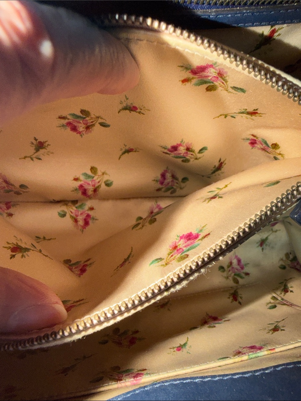 Gucci Small GG Marmont Matelassé Denim Pearl Tote Bag - Picture 12 of 16